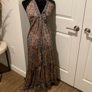 Bohemian style dress- one size fits all